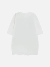 T-Shirt mit Farbverlauf und Sternen-Print
